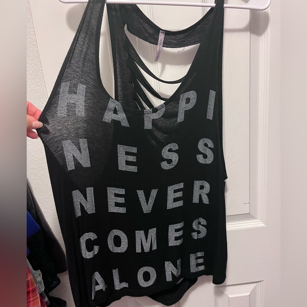Ripped back tank top